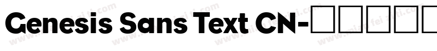 Genesis Sans Text CN字体转换